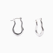 RIPPLE HOOP EARRINGS best gold plated tarnish and water resistant piece by Irish Jewellery brand - Lynott Jewellery