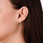 RING HOOP EARRING best gold plated tarnish and water resistant piece by Irish Jewellery brand - Lynott Jewellery