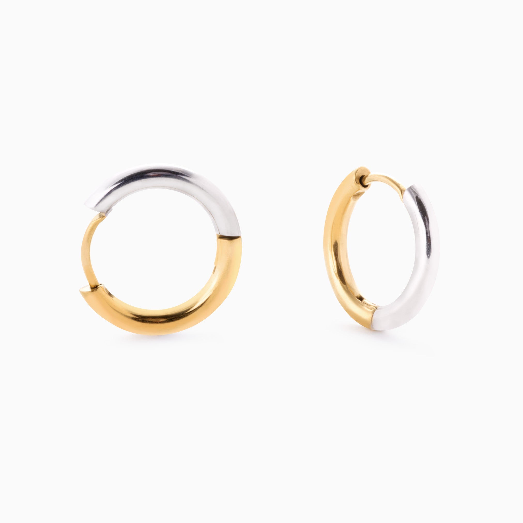 DUO HUGGIE best gold plated tarnish and water resistant piece by Irish Jewellery brand - Lynott Jewellery