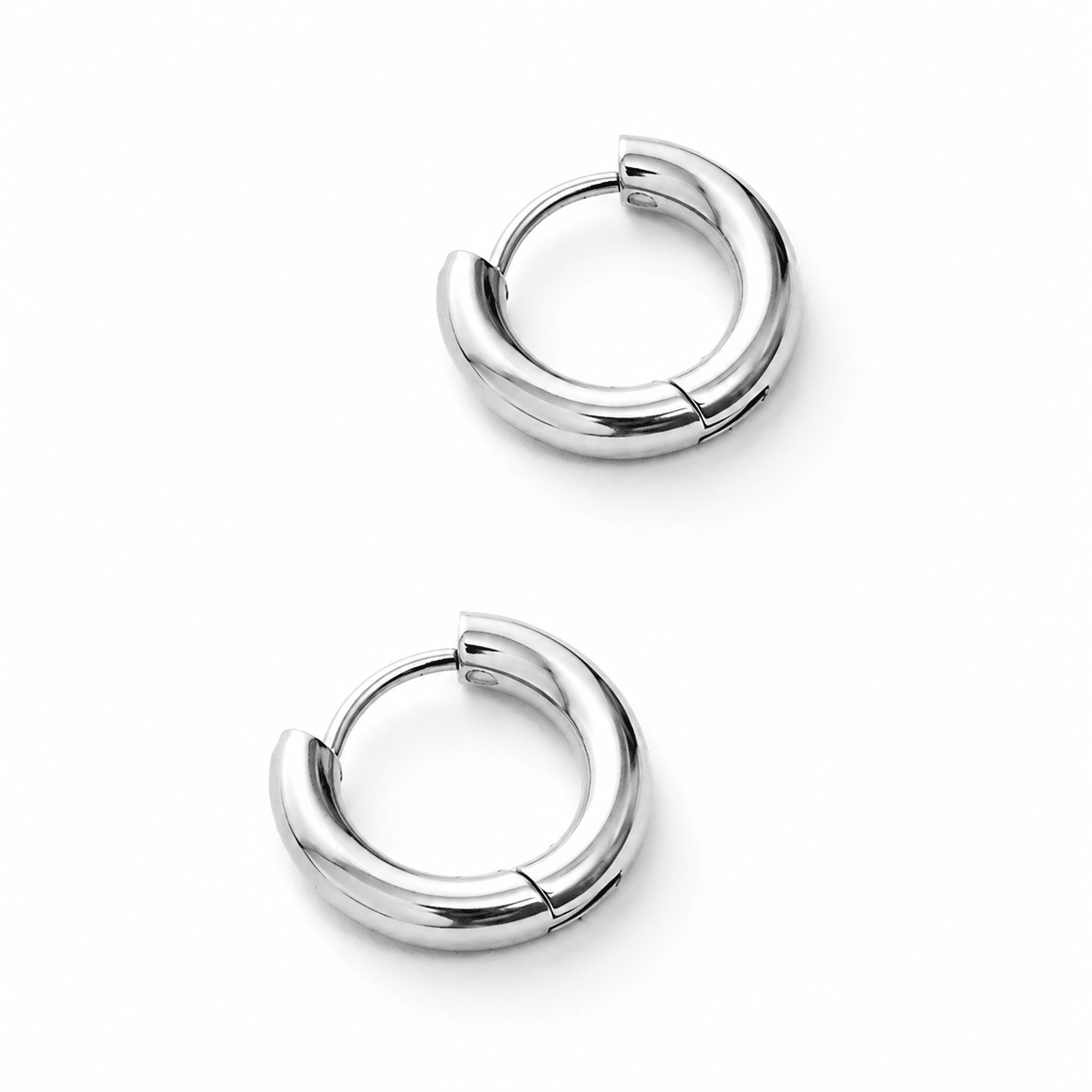 BELL HUGGIE EARRINGS best gold plated tarnish and water resistant piece by Irish Jewellery brand - Lynott Jewellery