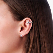 LOTUS EAR CUFF best gold plated tarnish and water resistant piece by Irish Jewellery brand - Lynott Jewellery