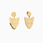 WILD CHARM EARRINGS best gold plated tarnish and water resistant piece by Irish Jewellery brand - Lynott Jewellery