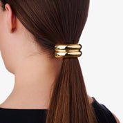 EVERYDAY HAIR TIE best gold plated tarnish and water resistant piece by Irish Jewellery brand - Lynott Jewellery