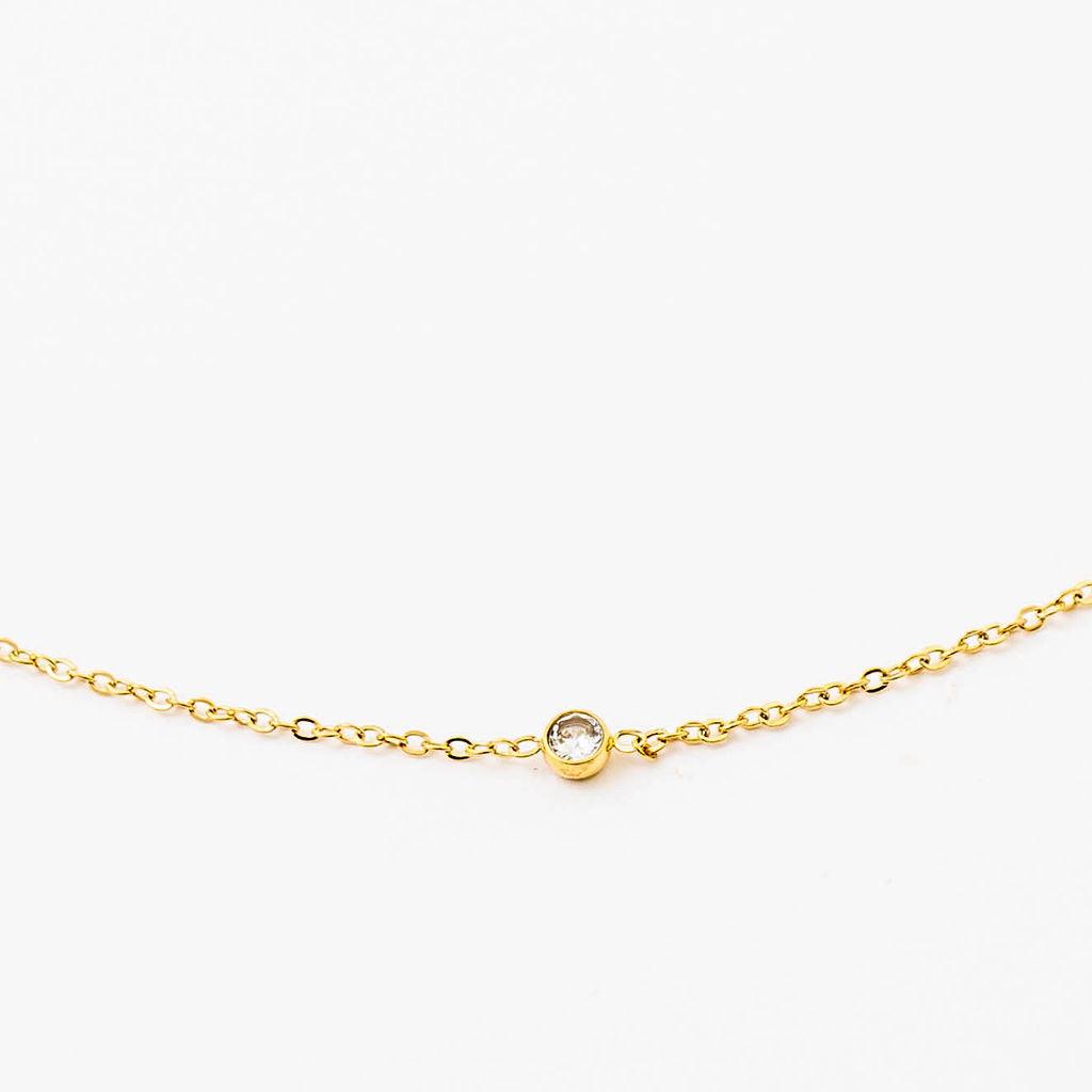 GLOW NECKLACE best gold plated tarnish and water resistant piece by Irish Jewellery brand - Lynott Jewellery