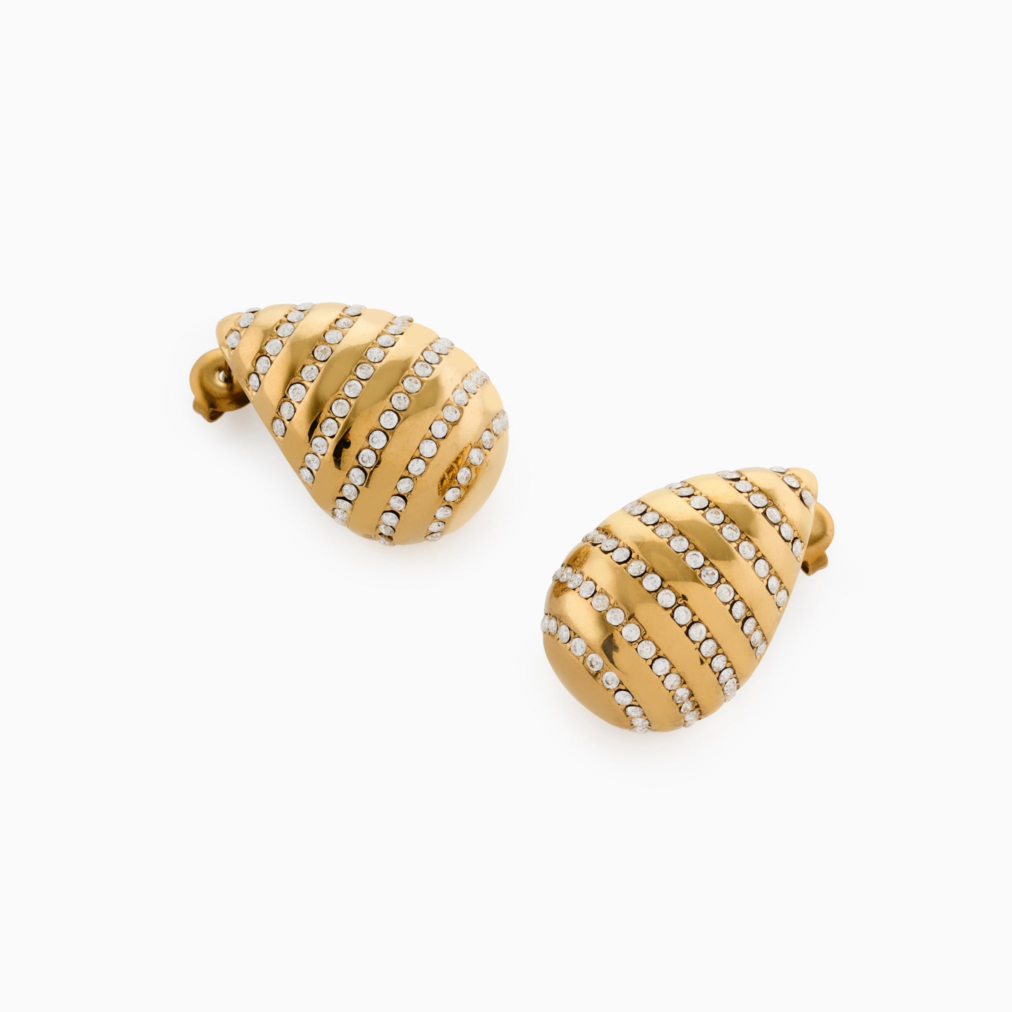 DUAL RADIANCE DOME HOOPS best gold plated tarnish and water resistant piece by Irish Jewellery brand - Lynott Jewellery