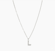 SPARKLE INITIAL NECKLACE best gold plated tarnish and water resistant piece by Irish Jewellery brand - Lynott Jewellery