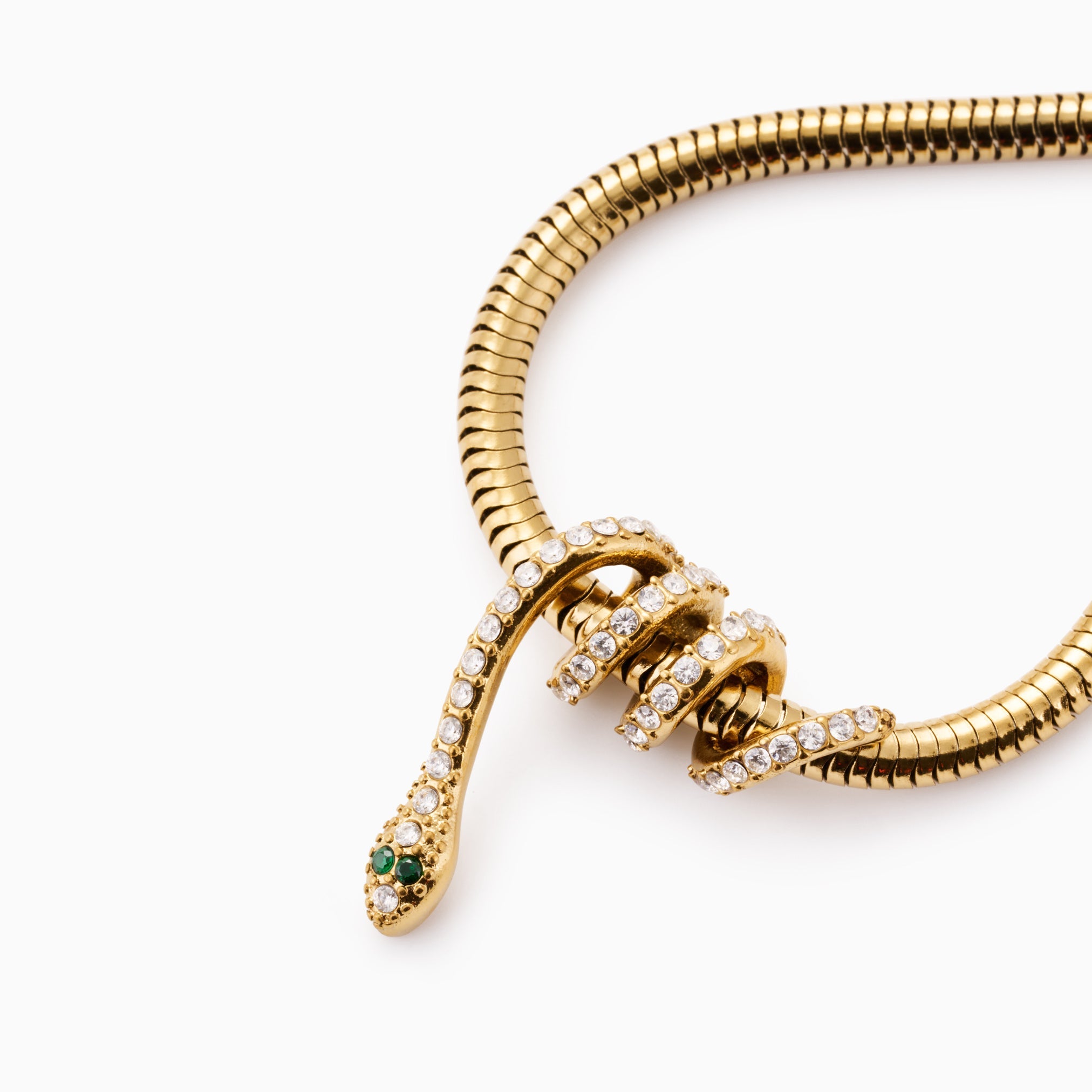 LAUREN X LYNOTT NATHAIR NIMHE SNAKE BRACELET best gold plated tarnish and water resistant piece by Irish Jewellery brand - Lynott Jewellery