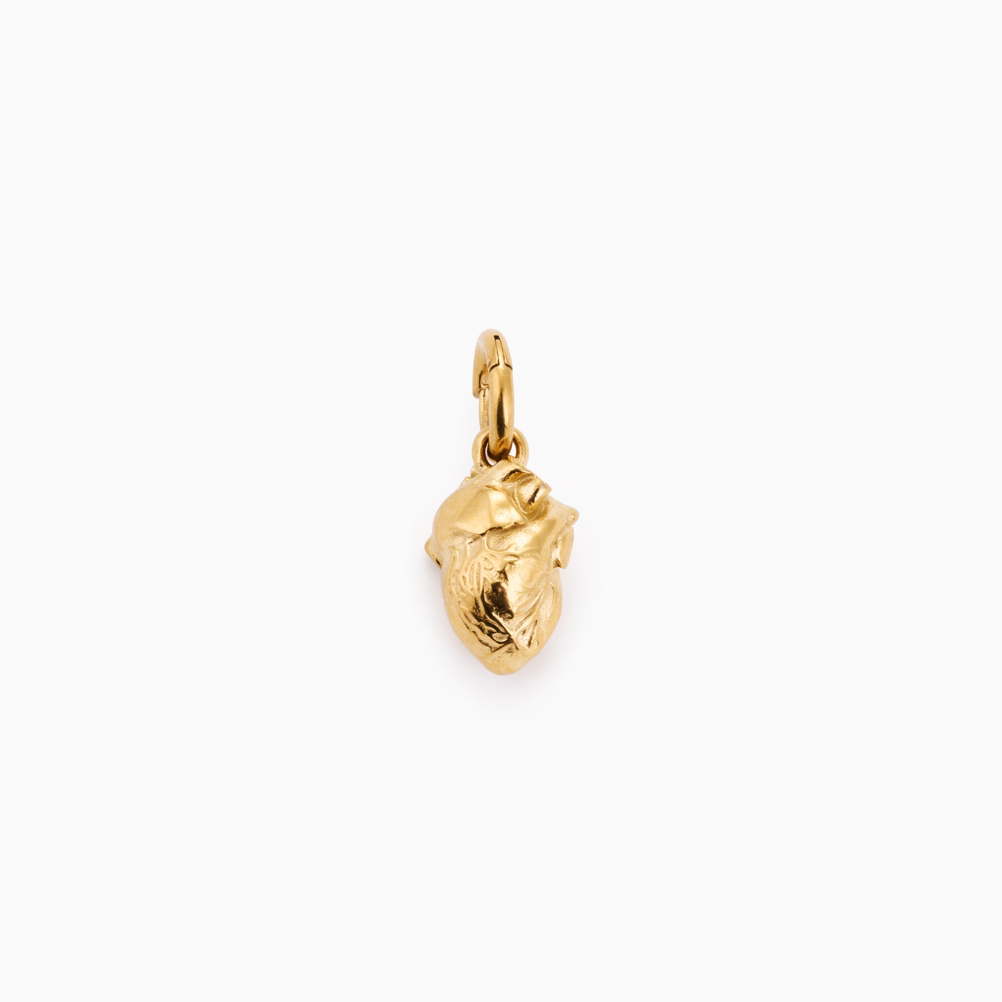 LAUREN X LYNOTT SINGLE LENNAN HEART CHARM best gold plated tarnish and water resistant piece by Irish Jewellery brand - Lynott Jewellery