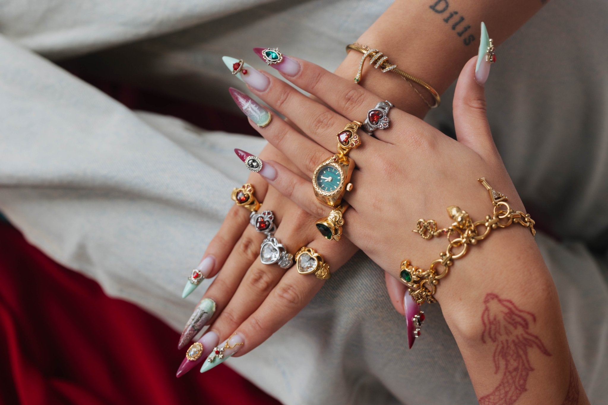 LAUREN X LYNOTT SINGLE LENNAN HEART CHARM best gold plated tarnish and water resistant piece by Irish Jewellery brand - Lynott Jewellery