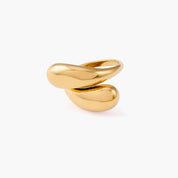ATHENA GLAM ADJUSTABLE RING best gold plated tarnish and water resistant piece by Irish Jewellery brand - Lynott Jewellery