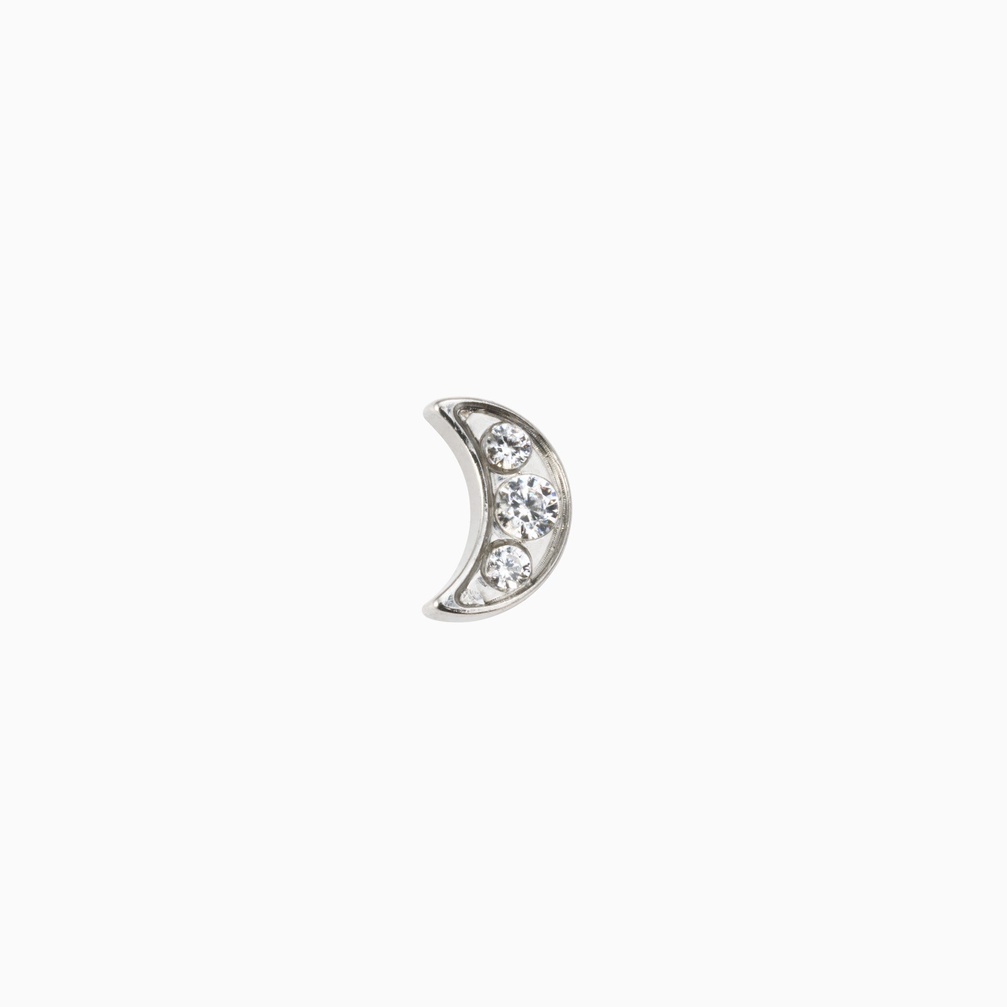 LUNAR GLOW FLAT BACK INDIVIDUAL STUD best gold plated tarnish and water resistant piece by Irish Jewellery brand - Lynott Jewellery