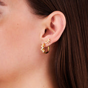 SUNBURST FLAT BACK INDIVIDUAL STUD best gold plated tarnish and water resistant piece by Irish Jewellery brand - Lynott Jewellery