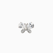 BUTTERFLY FLAT BACK INDIVIDUAL STUD best gold plated tarnish and water resistant piece by Irish Jewellery brand - Lynott Jewellery