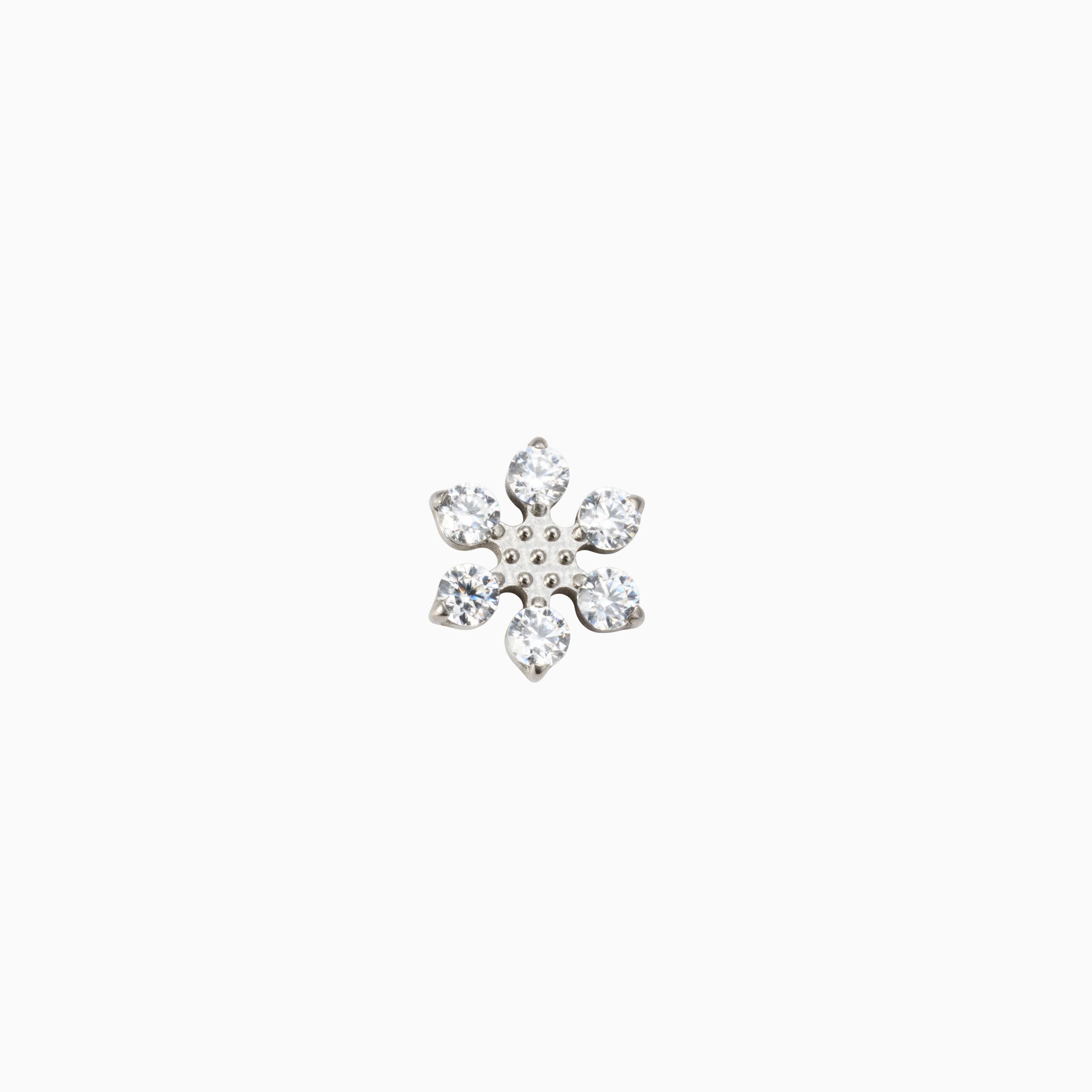 DAISY FLAT BACK INDIVIDUAL STUD best gold plated tarnish and water resistant piece by Irish Jewellery brand - Lynott Jewellery