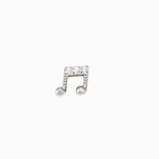 MELODY FLAT BACK INDIVIDUAL STUD best gold plated tarnish and water resistant piece by Irish Jewellery brand - Lynott Jewellery