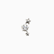 SHOOTING STAR FLAT BACK INDIVIDUAL STUD best gold plated tarnish and water resistant piece by Irish Jewellery brand - Lynott Jewellery