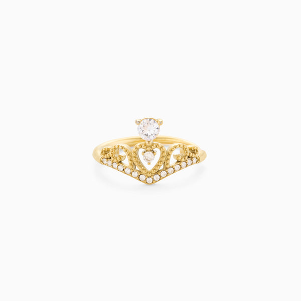 BLISS CROWN ADJUSTABLE RING