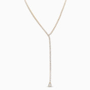 VIBES DROP DOWN TENNIS NECKLACE