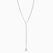 VIBES DROP DOWN TENNIS NECKLACE