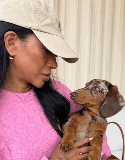 THE SLINKY HUGGIE EARRING best gold plated tarnish and water resistant piece by Irish Jewellery brand - Lynott Jewellery