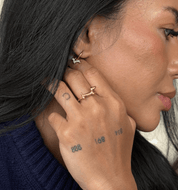 THE SLINKY ADJUSTABLE RING best gold plated tarnish and water resistant piece by Irish Jewellery brand - Lynott Jewellery