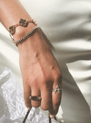 MAKE IT YOUR OWN INITIAL RING best gold plated tarnish and water resistant piece by Irish Jewellery brand - Lynott Jewellery