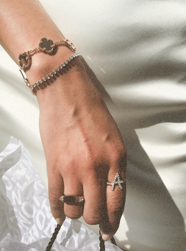 MAKE IT YOUR OWN INITIAL RING best gold plated tarnish and water resistant piece by Irish Jewellery brand - Lynott Jewellery