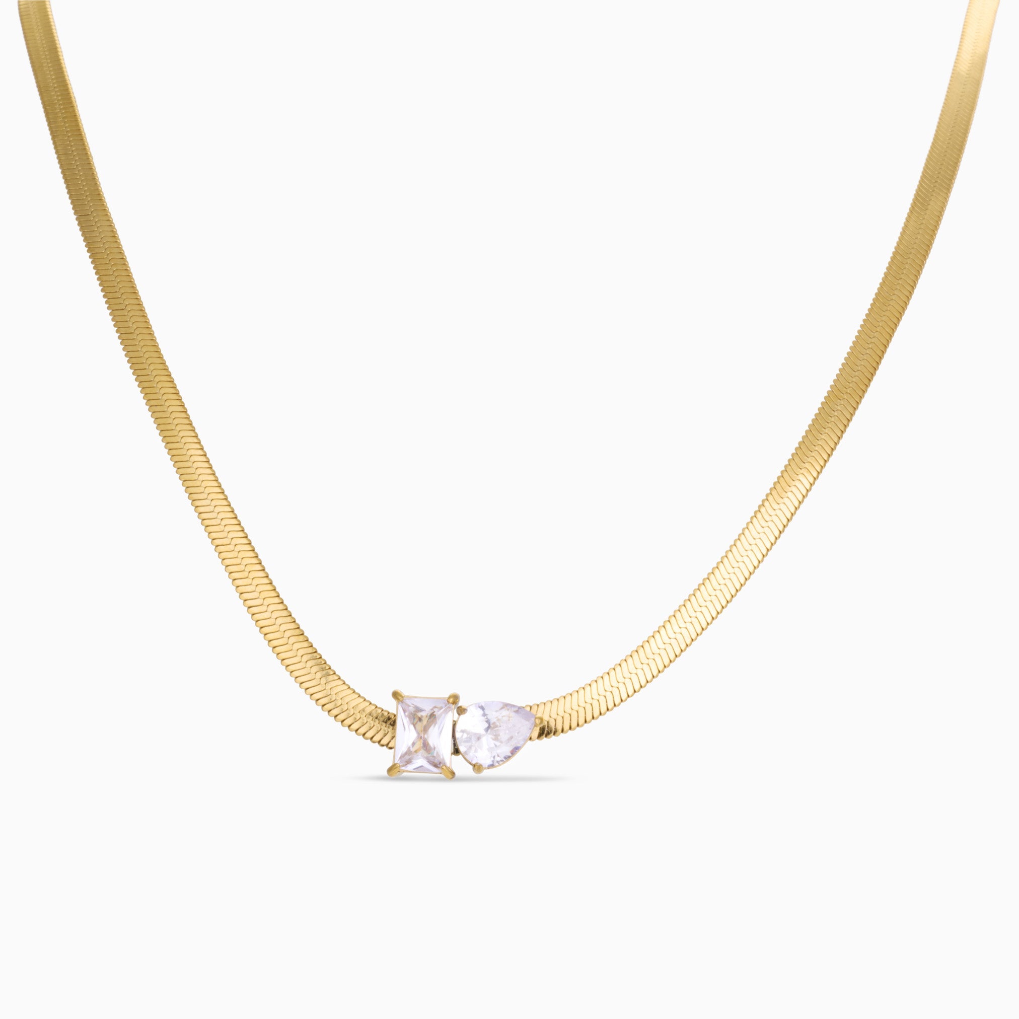 PAIRED SOULS NECKLACE best gold plated tarnish and water resistant piece by Irish Jewellery brand - Lynott Jewellery