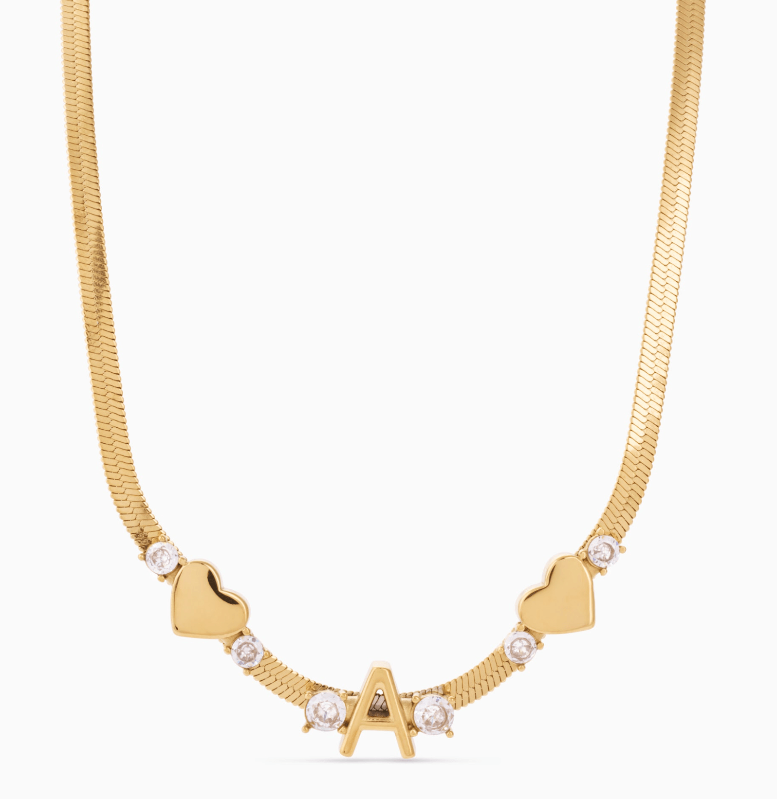 TWINKLE INITIAL NECKLACE best gold plated tarnish and water resistant piece by Irish Jewellery brand - Lynott Jewellery