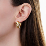 VELVET KISS EARRINGS best gold plated tarnish and water resistant piece by Irish Jewellery brand - Lynott Jewellery