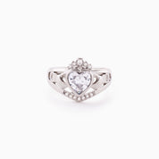 MO CROÍ CLADDAGH RING best gold plated tarnish and water resistant piece by Irish Jewellery brand - Lynott Jewellery