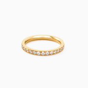 PURE SPARKLE RING best gold plated tarnish and water resistant piece by Irish Jewellery brand - Lynott Jewellery