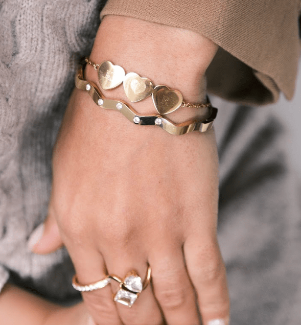 BOOK YOUR FINGERPRINT ENGRAVING IN - STORE best gold plated tarnish and water resistant piece by Irish Jewellery brand - Lynott Jewellery