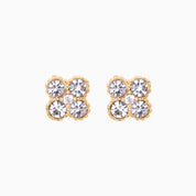 TOTAL GLAM STUDS best gold plated tarnish and water resistant piece by Irish Jewellery brand - Lynott Jewellery