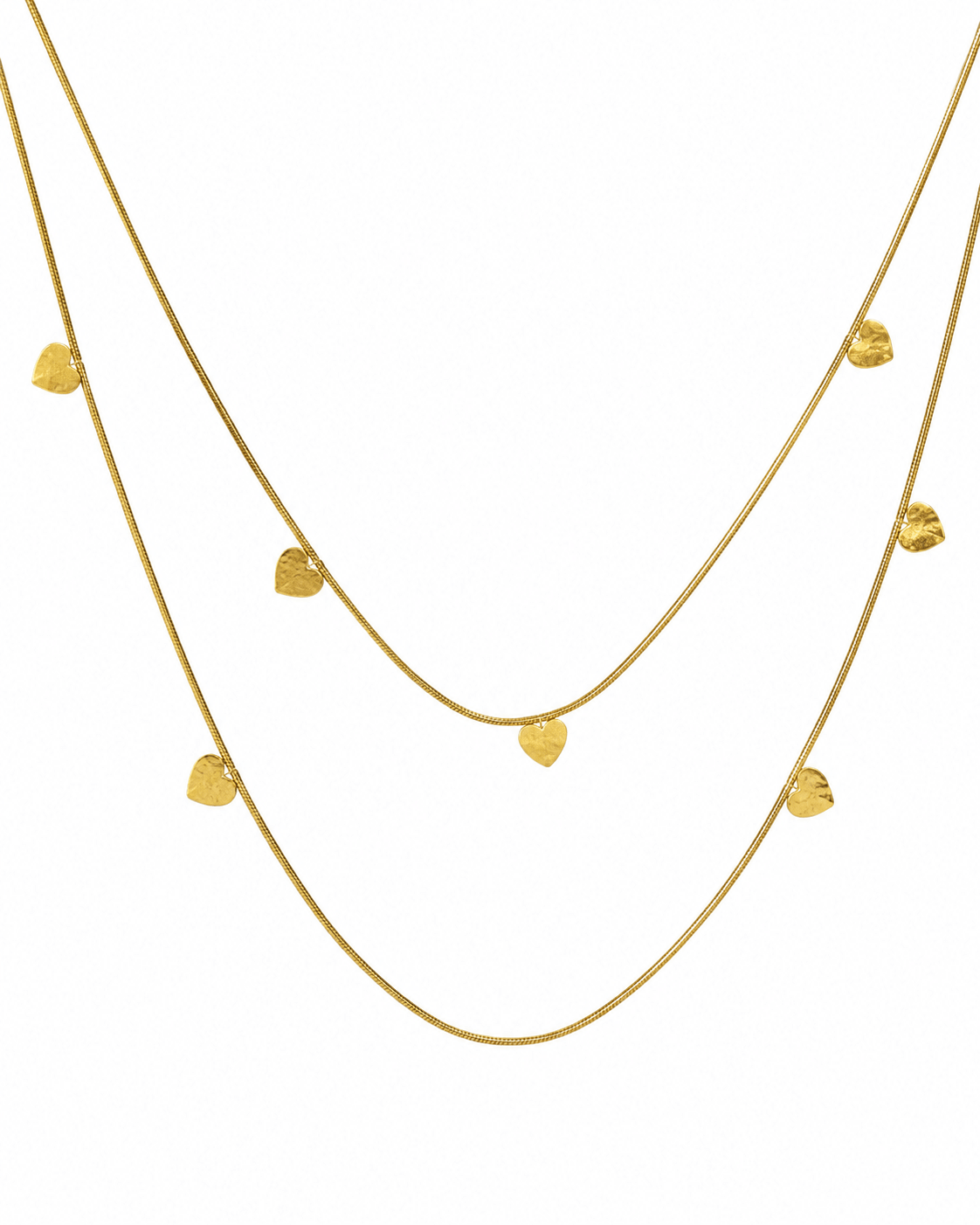 INFINITY HEART LAYERED NECKLACE best gold plated tarnish and water resistant piece by Irish Jewellery brand - Lynott Jewellery