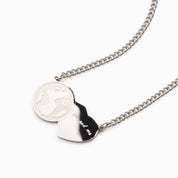 YOU ARE MY WORLD ENGRAVABLE NECKLACE best gold plated tarnish and water resistant piece by Irish Jewellery brand - Lynott Jewellery