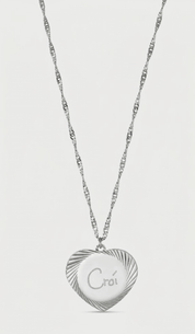 ALL MY HEART ENGRAVABLE NECKLACE best gold plated tarnish and water resistant piece by Irish Jewellery brand - Lynott Jewellery