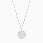 LUNAR GLOW ENGRAVABLE NECKLACE best gold plated tarnish and water resistant piece by Irish Jewellery brand - Lynott Jewellery