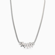 BUBBLE NAME NECKLACE best gold plated tarnish and water resistant piece by - Lynott Jewellery