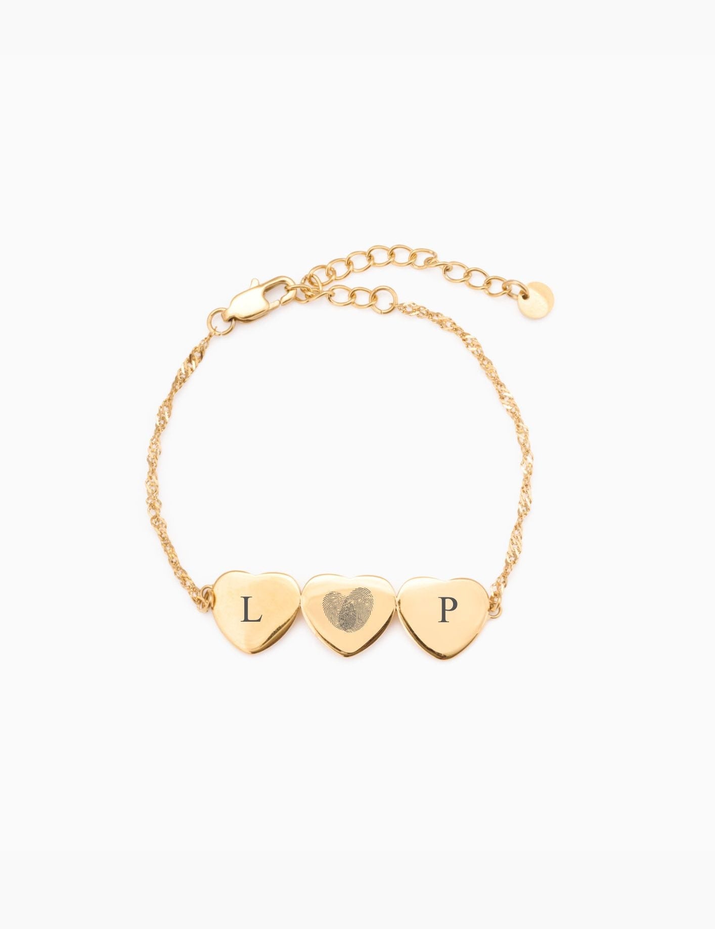 ALWAYS IN THREES ENGRAVABLE HEART BAR BRACELET best gold plated tarnish and water resistant piece by Irish Jewellery brand - Lynott Jewellery