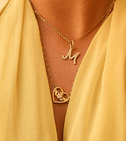 MEGAN FORTE CLARKE LOUD MOUTH CLADDAGH NECKLACE best gold plated tarnish and water resistant piece by Irish Jewellery brand - Lynott Jewellery