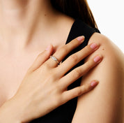 EVERAFTER ENGRAVABLE THIN BAND best gold plated tarnish and water resistant piece by Irish Jewellery brand - Lynott Jewellery