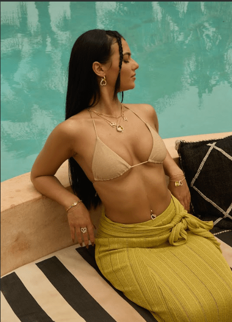 MEGAN FORTE CLARKE DIVA LAYERED CLADDAGH NECKLACE best gold plated tarnish and water resistant piece by Irish Jewellery brand - Lynott Jewellery
