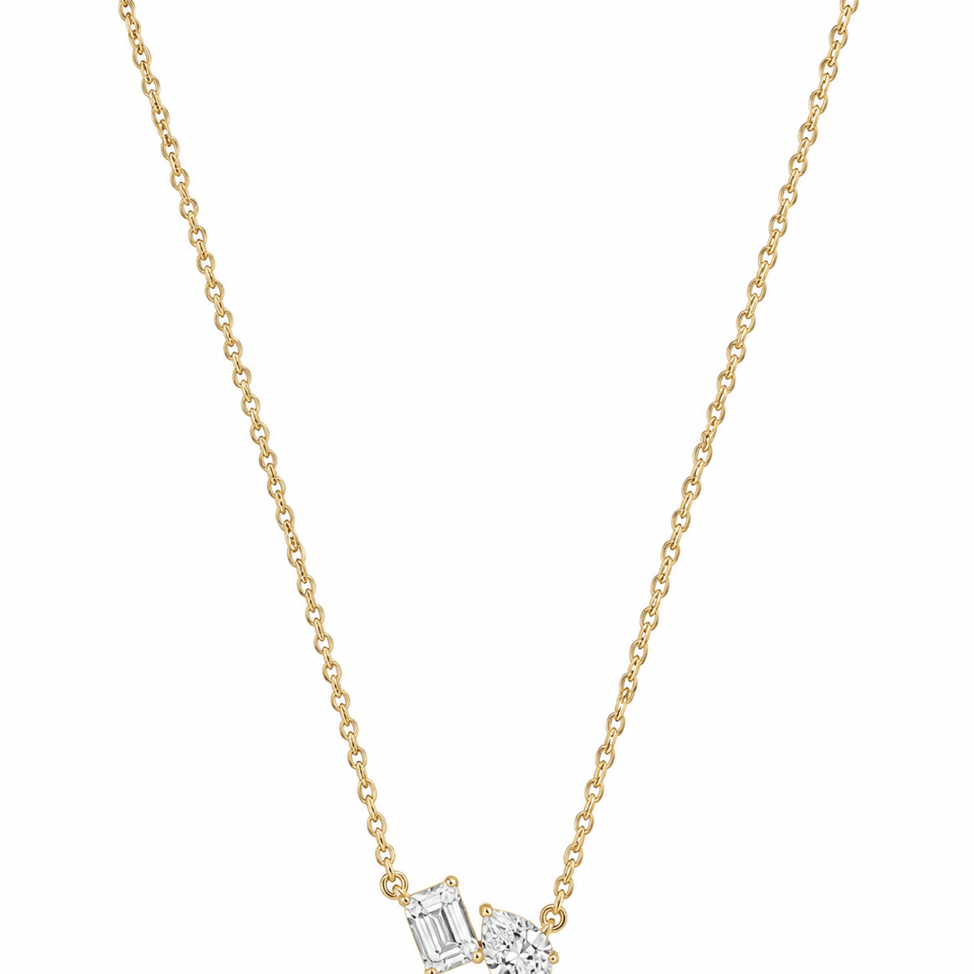 MOI ET TOI NECKLACE best gold plated tarnish and water resistant piece by Irish Jewellery brand - Lynott Jewellery