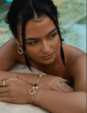 MEGAN FORTE CLARKE JUICY SPINNING RING best gold plated tarnish and water resistant piece by Irish Jewellery brand - Lynott Jewellery