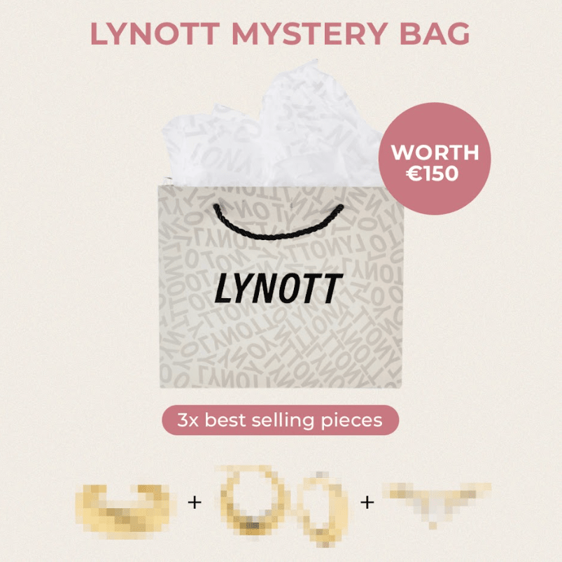 Winter Wonder Mystery Bag (Win a Golden Ticket!) best gold plated tarnish and water resistant piece by Irish Jewellery brand - Lynott Jewellery