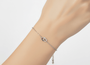 INFINITY HEART BRACELET best gold plated tarnish and water resistant piece by Irish Jewellery brand - Lynott Jewellery