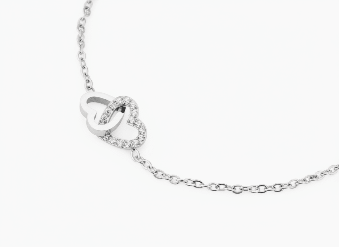 INFINITY HEART BRACELET best gold plated tarnish and water resistant piece by Irish Jewellery brand - Lynott Jewellery