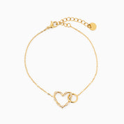BIG SIS & LITTLE SIS LOVE BRACELET best gold plated tarnish and water resistant piece by Irish Jewellery brand - Lynott Jewellery