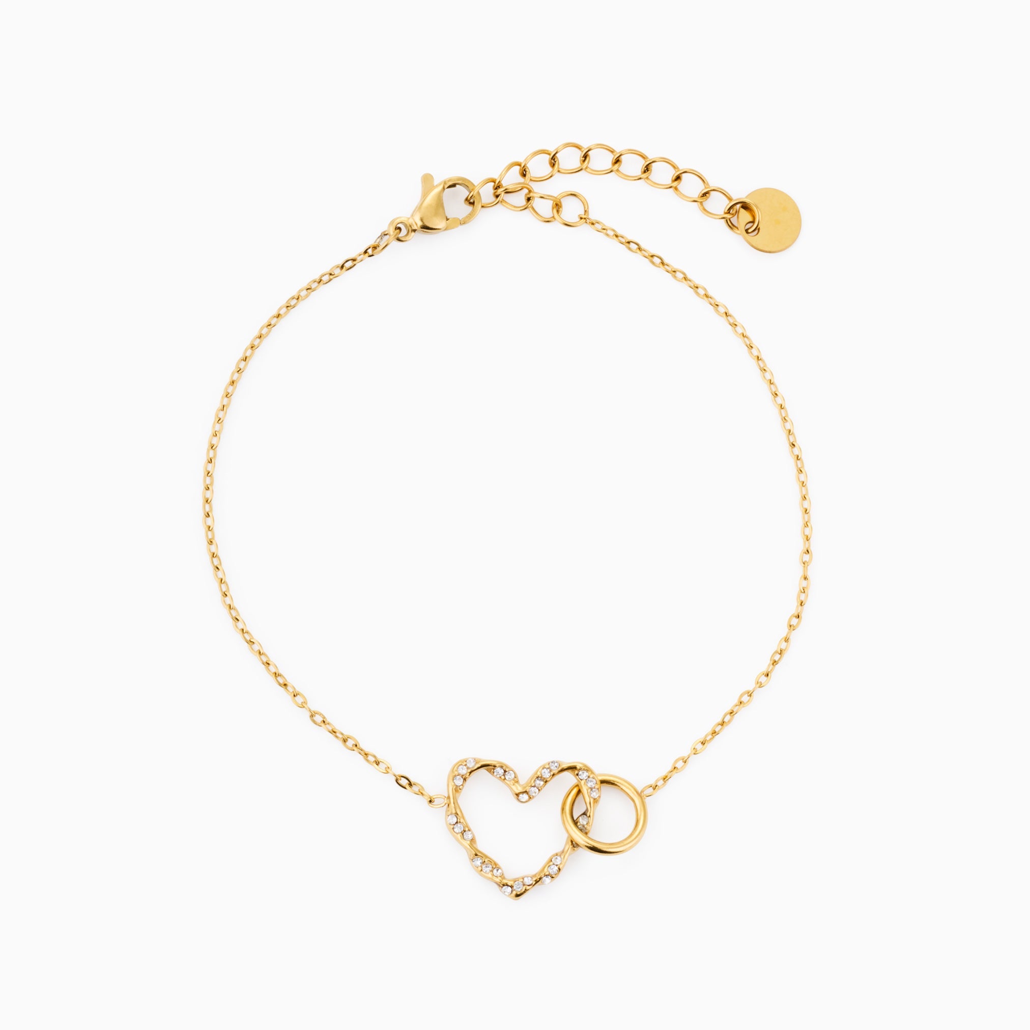 BIG SIS & LITTLE SIS LOVE BRACELET best gold plated tarnish and water resistant piece by Irish Jewellery brand - Lynott Jewellery